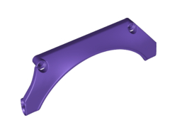 Technic, Panel Car Mudguard Arched 15 x 2 x 5 Straight Top, Dark Purple (24118 / 6192128)
