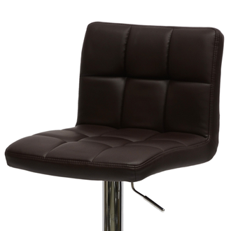 Барный стул  N-47 Twofold BR темно-коричневая экокожа