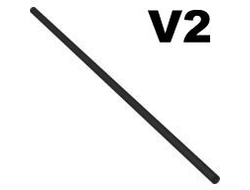 Hose, Pneumatic 4mm D. V2 Precut 32L / 25.6cm, Black (26440 / 6150244)