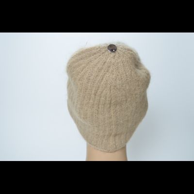 Шапка Vizio 1384 CY бежевая с горчичным