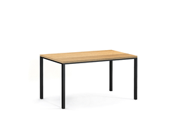 Обеденный стол Leo 120×70 black светлый дуб купить в Симферополе