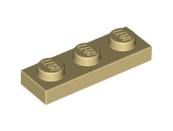 Plate 1 x 3, Tan (3623 / 362305 / 4121921)
