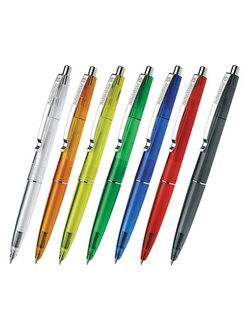Ручка шариковая автоматическая SCHNEIDER "K20 Icy Colours", СИНЯЯ, корпус ассорти, узел 1 мм, линия письма 0,5 мм, 132000, 20 штук в упаковке