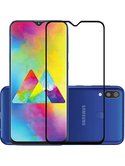 Защитное стекло Perfeo для Samsung M20 (черная рамка)