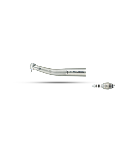 Ti-Max X 500SL - турбинный наконечник с оптикой, с миниатюрной головкой, четырехточечным спреем (под разъем Sirona, WH, Bien-Air)