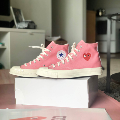Converse comme des sales garçons rose