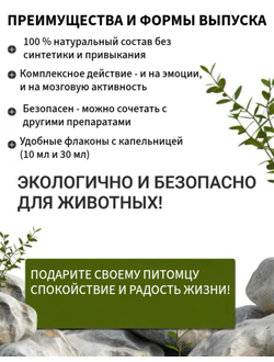 Капли DOBROPET-96: Стресс Нервная система для собак и кошек, 10 мл