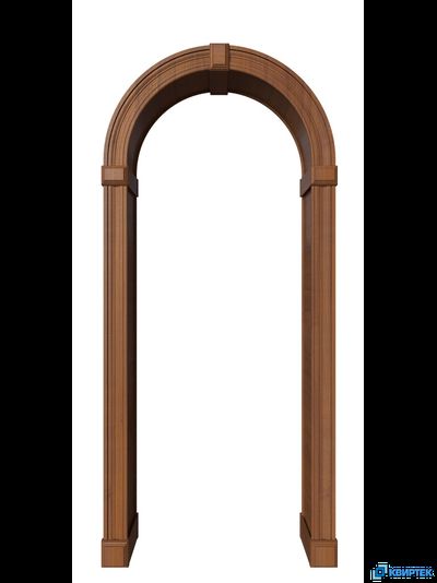 Межкомнатная арка с покрытием ПВХ Романская купить в Челябинске | КВИРТЕК