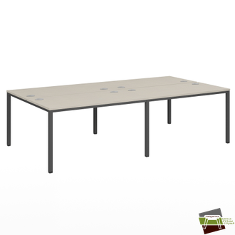 Стол-тандем письменный на металлокаркасе  VL-51/52