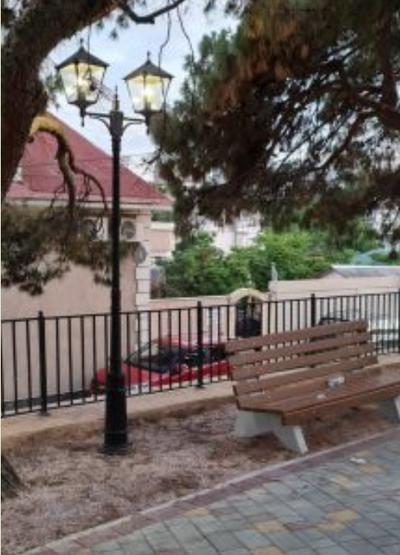 Садово-парковый светильник  Стрит Квадро (модификация 1)