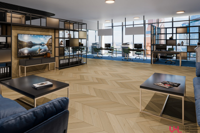 SPC ламинат Damy Floor Chevron Tuileries / Тюильри DF03-Ch