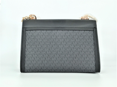 черная сумка майкл корс сесе с лого