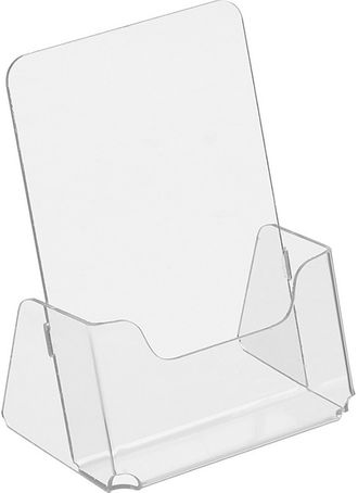 Подставка настольная Attache вертикальная, односторонняя (прозрачная)