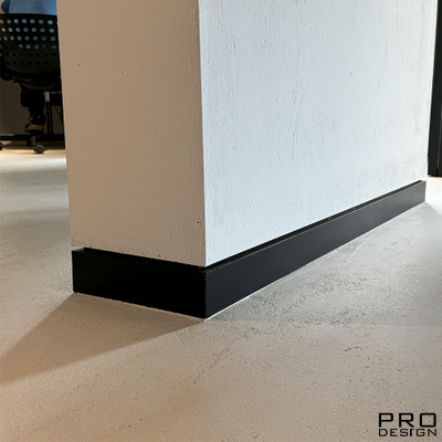 Плинтус скрытого монтажа PRO DESIGN Universal 235 не анодированный