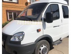 Пороги с накладным листом d42 для ГАЗель Соболь