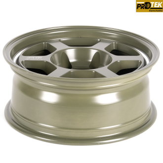 Комплект дисков R16 6,5J ET+0 5*139,7 RAYS 61143-DS171 Зеленый матовый с полировкой (81396)