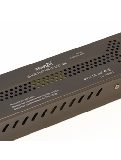 Блок питания 360W 12V IP20 Ultra Slim (12V/30A/360W) (SEASTAR/IP20 сетка/2 года)