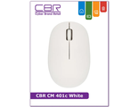 Мышь  беспроводная CBR CM 401C , White