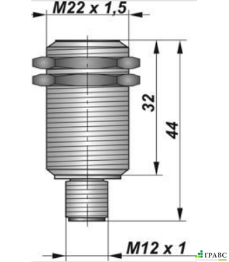 Индуктивный взрывозащищенный датчик SNI 21-7-D-P12 резьба М22х1,5