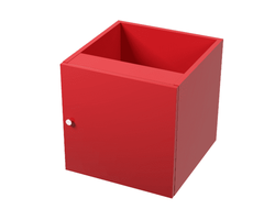 Вставка для стеллажа  с дверцей (380*380*400 мм)