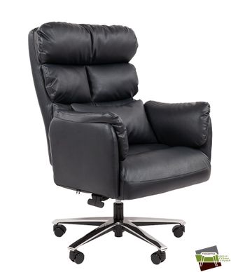 Кресло "chairman 433" экокожа черный