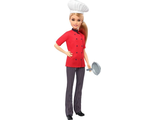 Barbie Кукла Mattel Кем быть Шеф-повар Многоцветная, FXN99