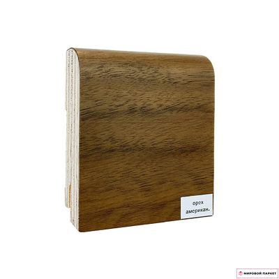 Плинтус Finitura dekor Орех американский R13 шпон 70х15х2400