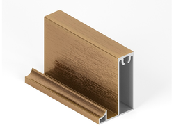 Рамка широкая нижняя Slim Line  Золото Крацованное  L=...мм AV0589.VP540.GLBAN.CJ  ARISTO