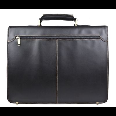 Кожаный портфель Brusado black (арт. 2011-01)