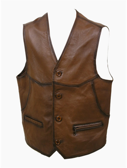 кожаный жилет мужской коричневый, кожаная жилетка мужская, кожаный жилет коричневый, кожаная жилетка