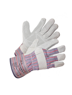 ПЕРЧАТКИ «РАДУГА» ХБ/СПИЛОК EN388 (4232)