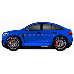 ЗБ021 Кровать  "AMG" синий. Размер: 740*670*1740. Спальная зона: 700*1600.