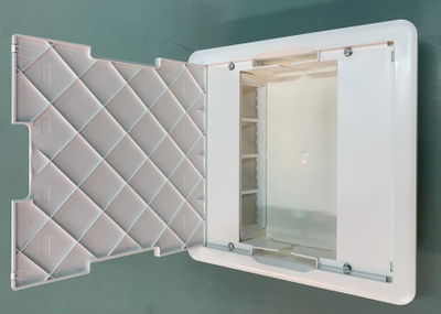 Сервисный блок с крышкой для подключения мультимедийного оборудования, фото 4