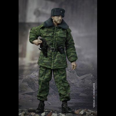 Российский пулеметчик - ПКП - коллекционная фигурка 1/6 Russian Airborne Troops - PKP Machine Gunner (78025) - DamToys