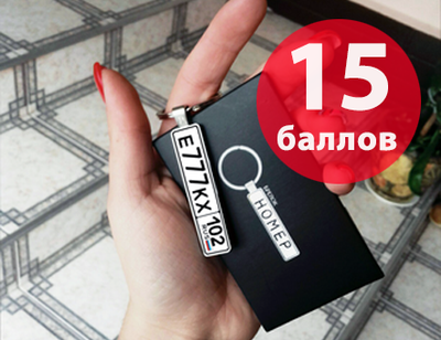 Брелок госномер автомобиля