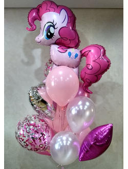 Набор шаров с гелием "Моя пони Пинки Пай"