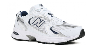 Кроссовки New Balance 530 Белые с серым спортивные