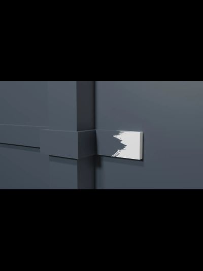 Молдинг Decor Dizain DD620, дюрополимерный, влагостойкий, под покраску, длина 2 м