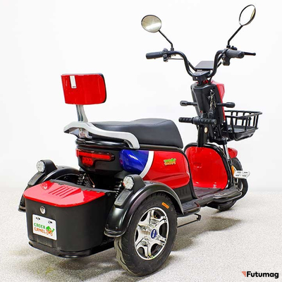 Трицикл GreenCamel Фродо Q2 (60V 500W) дифференциал красный