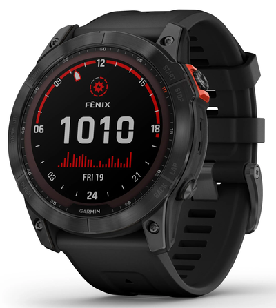 Garmin Fenix 7X 51mm Solar Slate Gray with Black Band (010-02541-00 / 010-02541-01 / 010-02541-0A)
