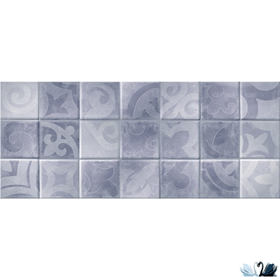 Плитка настенная Gracia Ceramica Folk blue square wall 02 25 х 60 см голубой мозаика