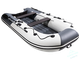 Лодка ПВХ Мастер Лодок Ривьера Компакт 3200НДНД "Комби" Св.Серый / Графит