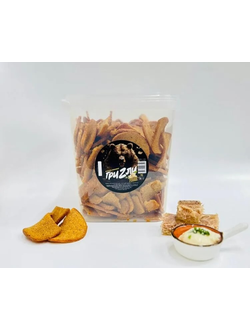 Гренки Гризли Холодец с хреном 1 кг ведро