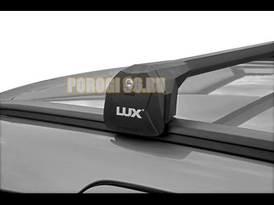 Багажная система БС6 LUX SCOUT черная на интегрированные рейлинги для Changan CS55 2017-