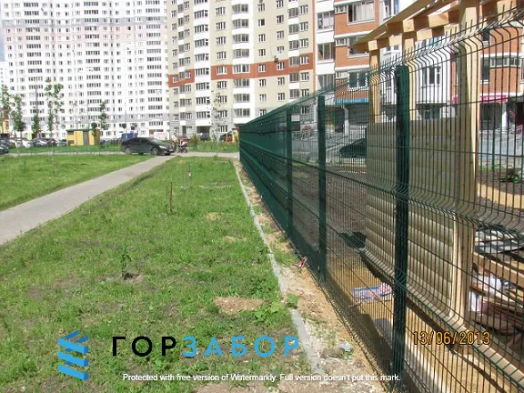 Установка спортивного ограждения