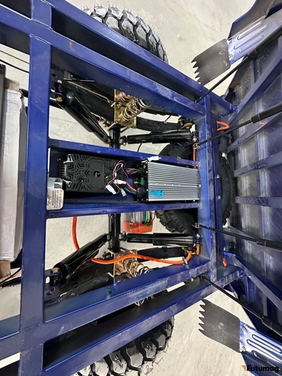 Электротрицикл грузовой ASL D4 CAB 1800 72V 68Ah