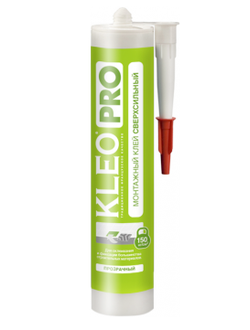 Жидкие гвозди клей монтажный сверхсильный "Клео" 300 гр., цвет прозрачный