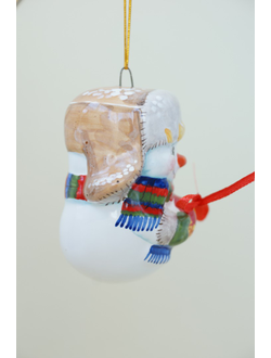 Снеговик в ушанке - Снежная семейка