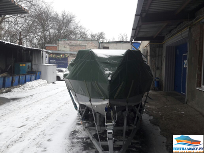 Тент на лодку ВОЛЖАНКА 51 FISH- 2017