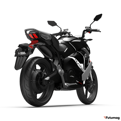 Электромотоцикл WHITE SIBERIA SUPER SOCO STREET HUNTER PRO черный